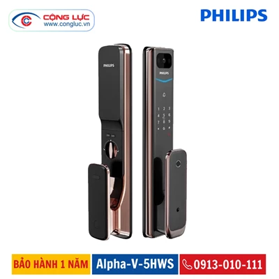 Khoá Cửa Vân Tay Philips Alpha-V-5HWS